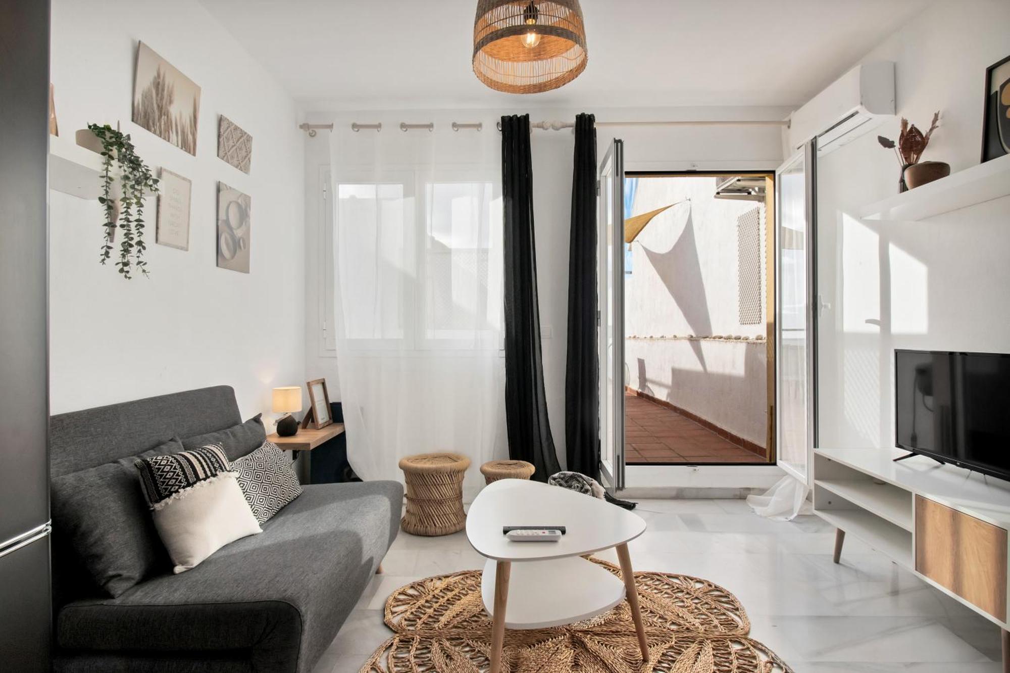 Apartamento Duplex Estilo Boho Con Increible Terraza Y Vistas Al Mar En Estepona - Las Abejeras 609 Exterior foto