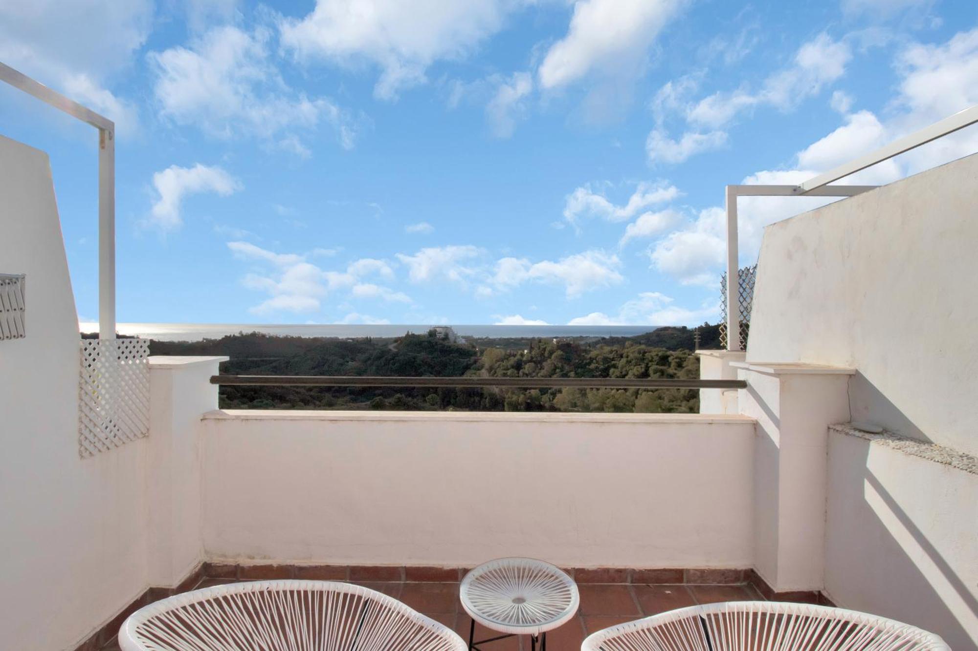 Apartamento Duplex Estilo Boho Con Increible Terraza Y Vistas Al Mar En Estepona - Las Abejeras 609 Exterior foto